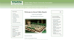 Desktop Screenshot of greenvalleyranch.org